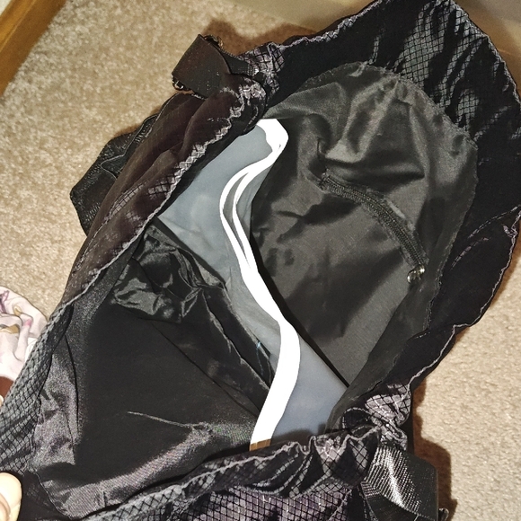 Black Drawstring Backpack - Picture 3 of 3